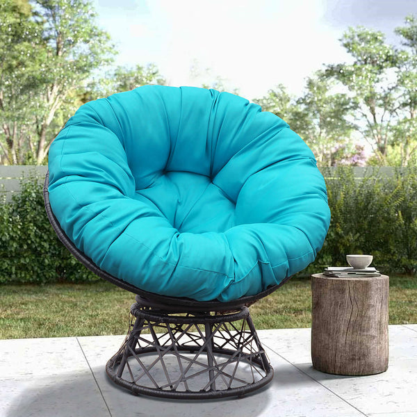Arttoreal Papasan Chair with 360-degree Swivel
